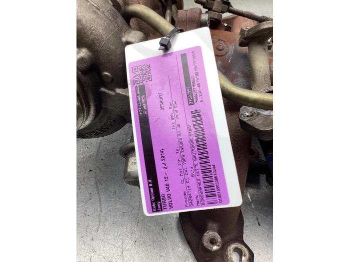 Gebruikte Turbo Volvo V40 (MV) 2.0 D4 16V Prijs € 907,50 Inclusief btw aangeboden door Gebr Opdam B.V.