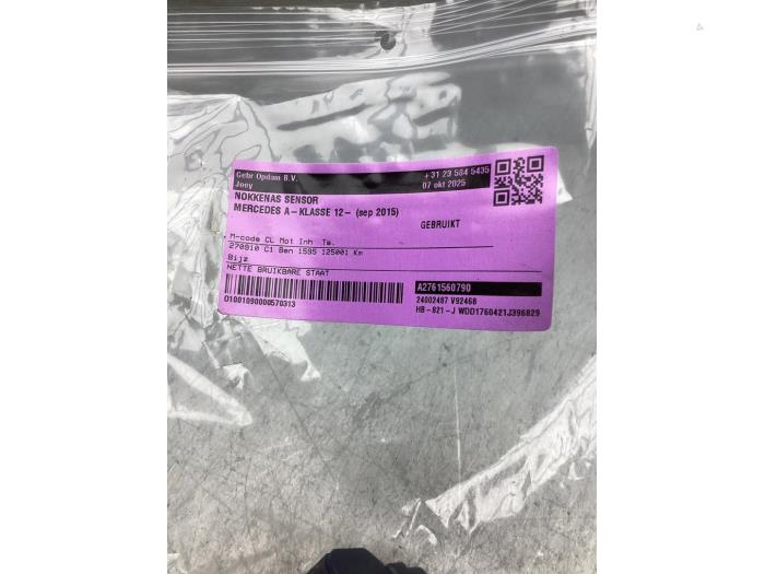 Gebruikte Nokkenas Sensor Mercedes A (W176) 1.6 A-180 16V Prijs € 15,00 Margeregeling aangeboden door Gebr Opdam B.V.