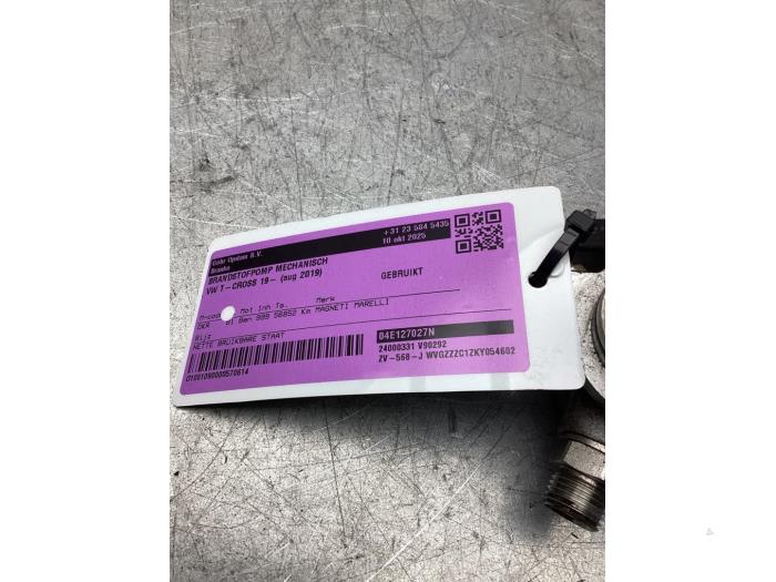 Gebruikte Brandstofpomp Mechanisch Volkswagen T-Cross 1.0 TSI 115 12V Prijs € 125,00 Margeregeling aangeboden door Gebr Opdam B.V.