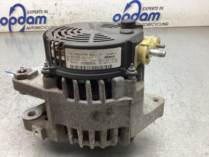Gebruikte Dynamo Toyota Aygo (B10) 1.0 12V VVT-i Prijs € 50,00 Margeregeling aangeboden door Gebr Opdam B.V.
