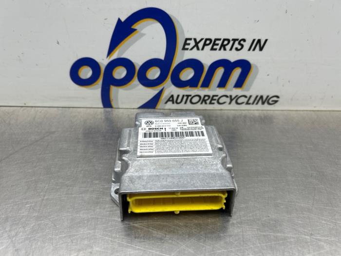 Gebruikte Module Airbag Volkswagen Polo V (6R) 1.4 TDI 12V 90 Prijs € 111,00 Margeregeling aangeboden door Gebr Opdam B.V.