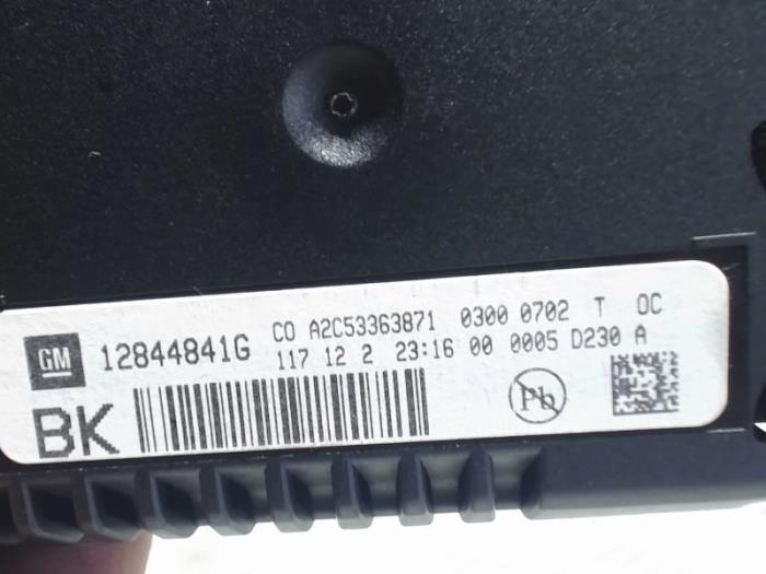 Display Interieur van een Vauxhall Insignia Mk.I 2.0 CDTI 16V 2012