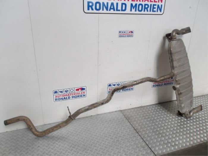 Uitlaat Einddemper van een Audi Q7 (4LB) 3.0 TDI V6 24V 2007