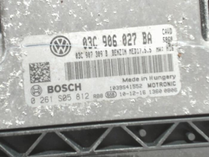 Computer Inspuit van een Volkswagen Golf VI (5K1) 1.4 TSI 160 16V 2011