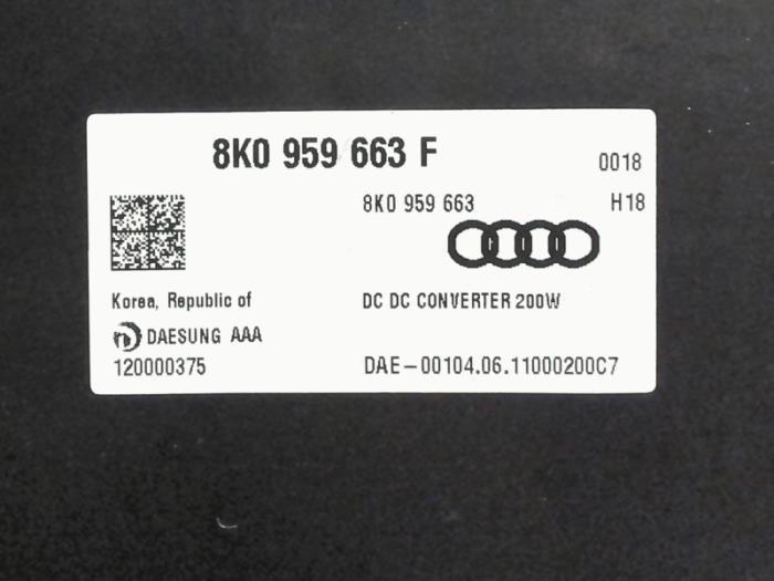 Spanning Stabilisator van een Audi A3 Sportback (8PA) 1.4 TFSI 16V 2011