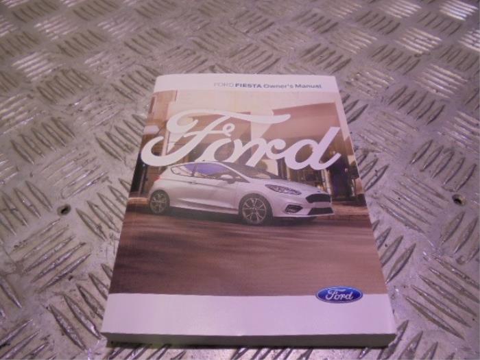 Instructie Boekje van een Ford Fiesta 7 1.0 EcoBoost 12V 100 2018