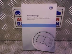 Gebruikte Instructie Boekje Volkswagen Golf VI Variant (AJ5/1KA) 1.6 TDI 16V 105 Prijs € 15,00 Margeregeling aangeboden door Automaterialen Ronald Morien B.V.