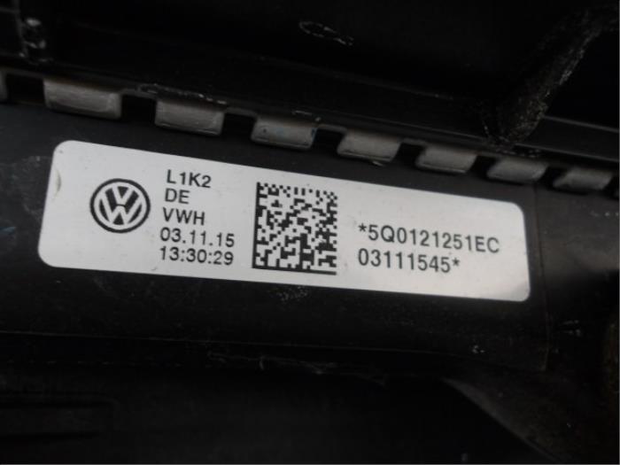 Koelerset van een Volkswagen Golf VII (AUA) 1.6 TDI BlueMotion 16V 2016