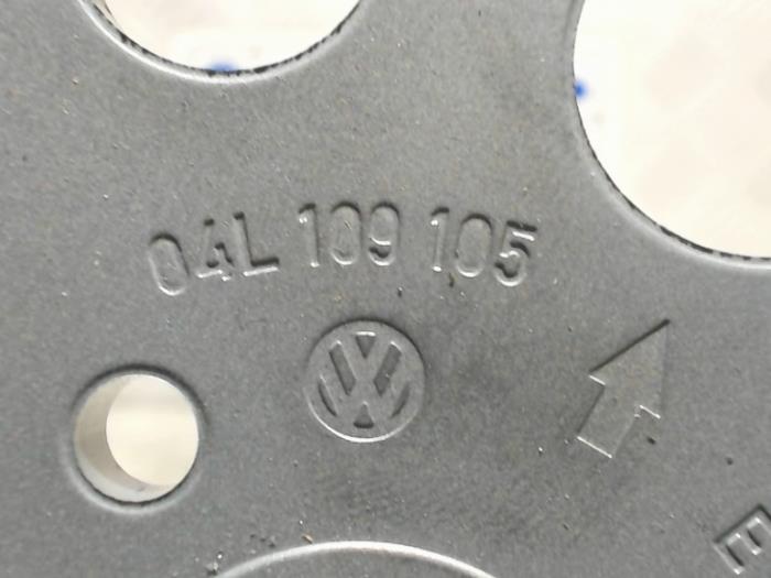 Nokkenas Tandwiel van een Volkswagen Golf VII (AUA) 1.6 TDI BlueMotion 16V 2016