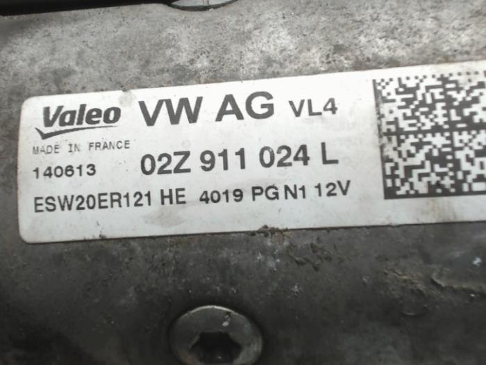 Startmotor van een Seat Ateca (5FPX) 1.0 TSI 12V 2017