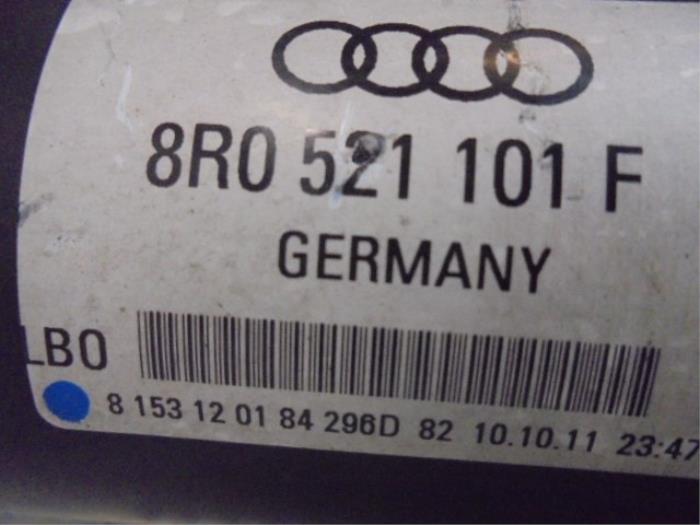 Tussenas van een Audi Q5 (8RB) 2.0 TFSI 16V Hybrid Quattro 2012