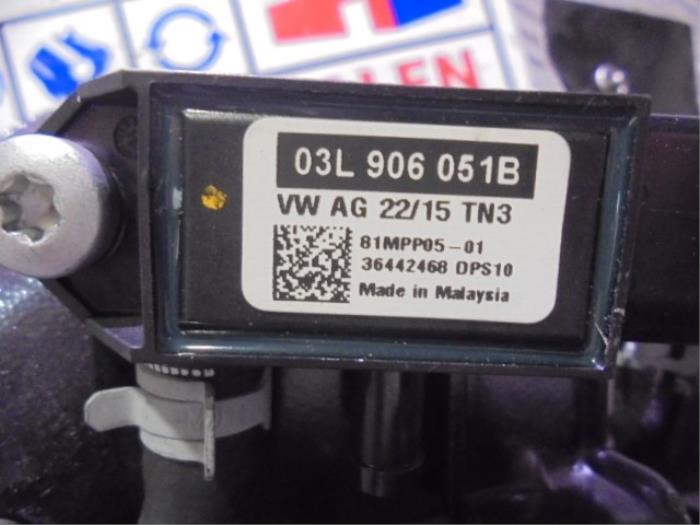 Brandstofdruk sensor van een Volkswagen Scirocco (137/13AD) 2.0 TDI 16V 2016