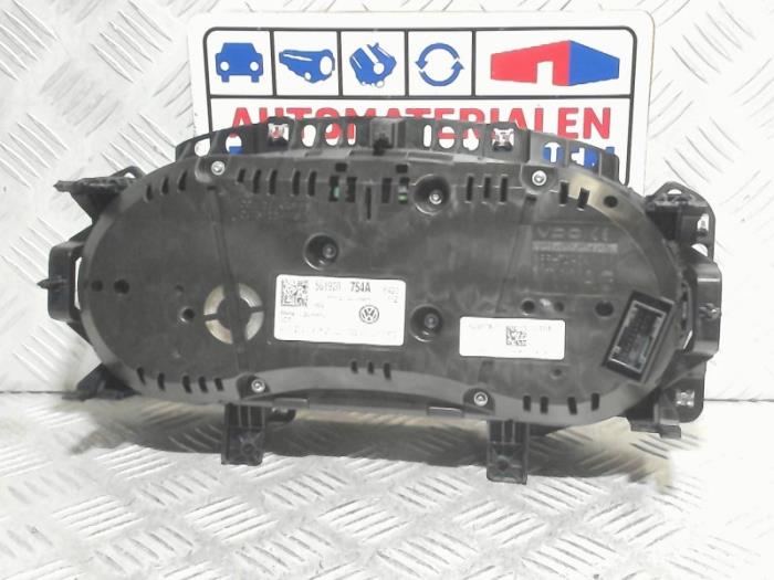 Instrumentenpaneel van een Volkswagen Golf VII (AUA) 1.4 GTE 16V 2015