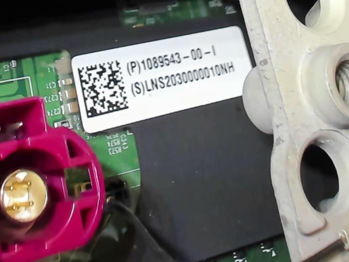 Display Interieur van een Tesla Model 3 Long Range AWD 75 kWh 2021