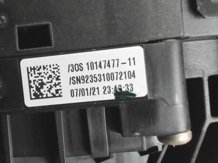 Combischakelaar Stuurkolom van een Tesla Model 3 Long Range AWD 75 kWh 2021