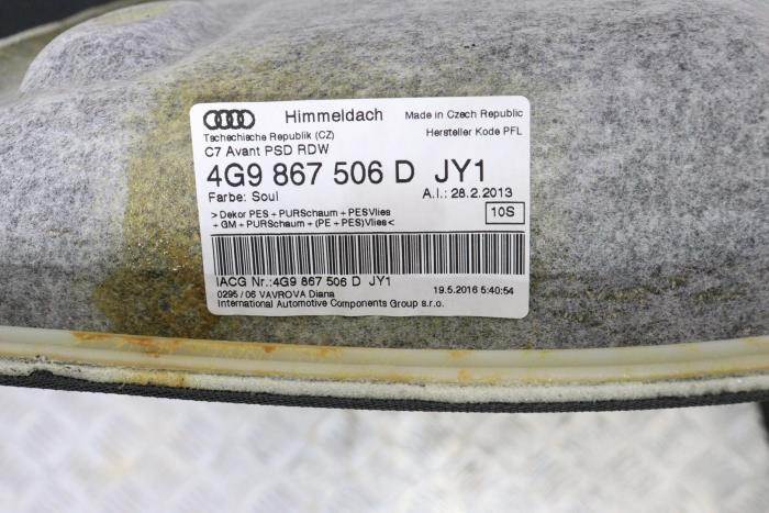 Hemelbekleding van een Audi A6 Avant (C7) 2.0 TDI 16V Quattro 2017