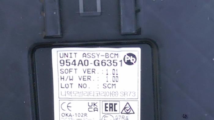 Computer Body Control van een Kia Picanto (JA) 1.0 DPi 12V 2023