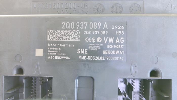 Computer Body Control van een Seat Ibiza V (KJB) 1.0 MPI 12V 2019