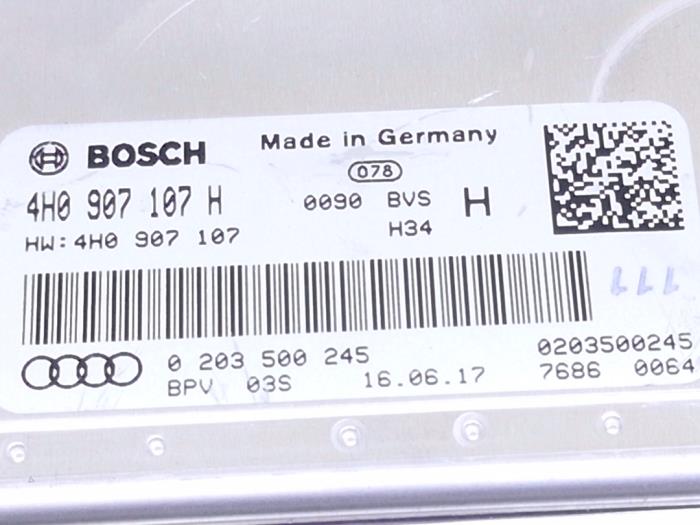 Camera module van een Audi RS 6 Avant (C7) 4.0 V8 TFSI Performance 32V 2018