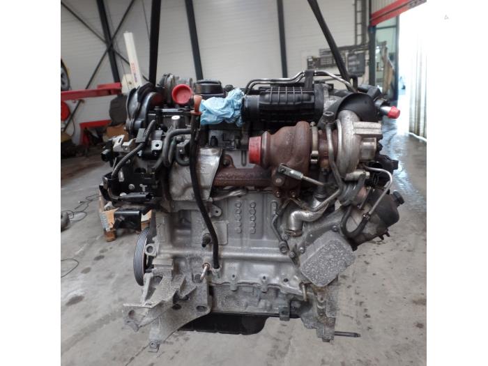 Motor van een Peugeot 208 I (CA/CC/CK/CL) 1.4 HDi 2013
