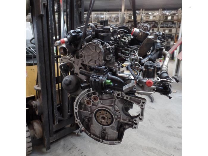 Motor van een Peugeot 208 I (CA/CC/CK/CL) 1.4 HDi 2013