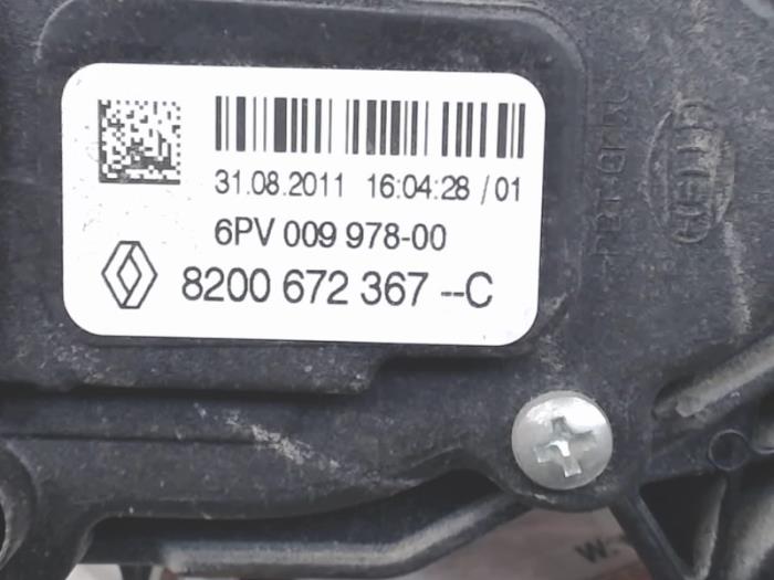 Sensor Gaspedaalpositie van een Opel Movano 2012