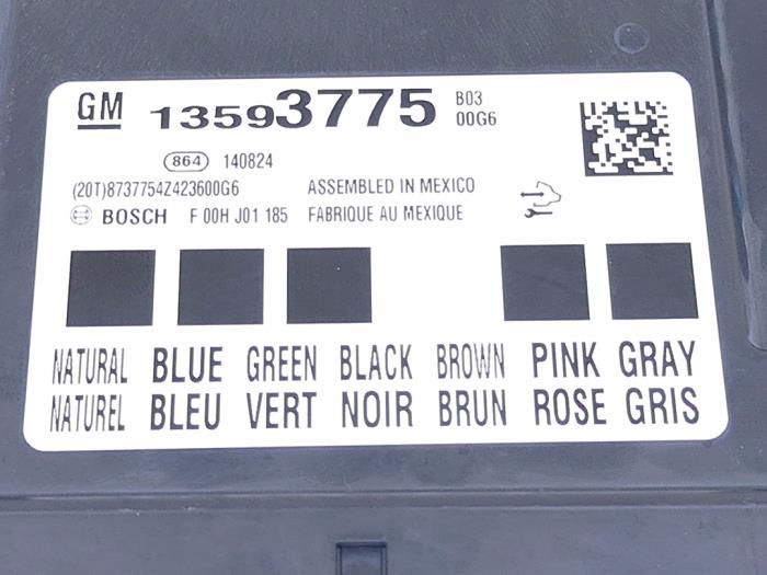 Computer Body Control van een Opel Insignia 2.0 CDTI 16V 140 ecoFLEX 2014