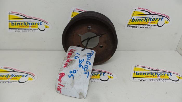 Krukas Poelie van een Peugeot 306 (7B) 1.4 SL,SR 1995