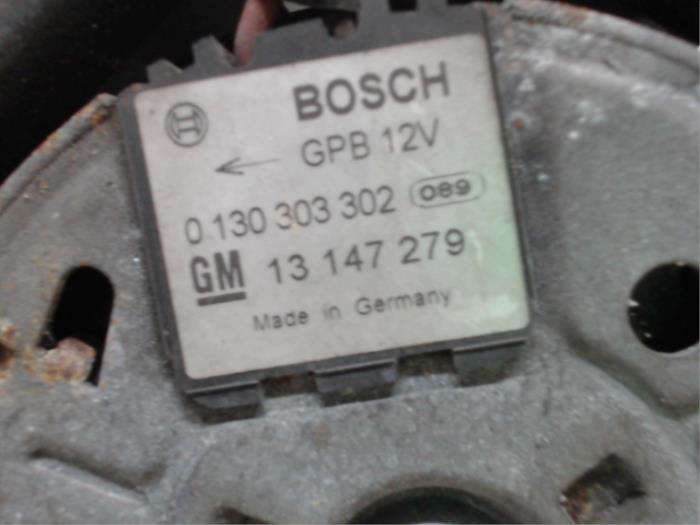 Airco Koelvin van een Opel Astra H (L48) 1.3 CDTI 16V Ecotec 2006