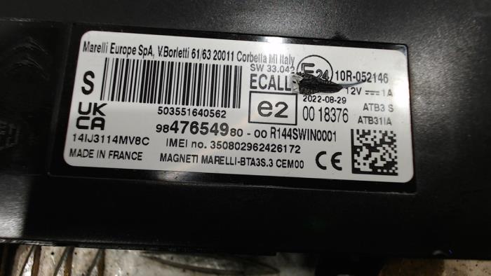 Bluetooth module van een Peugeot Expert (V1/VA/VB/VE/VF/VT/VY) e-Expert 2023