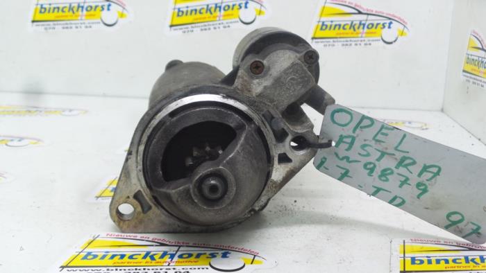 Gebruikte Startmotor Opel Astra F (53/54/58/59) 1.7 DTL Prijs € 26,25 Margeregeling aangeboden door Binckhorst BV