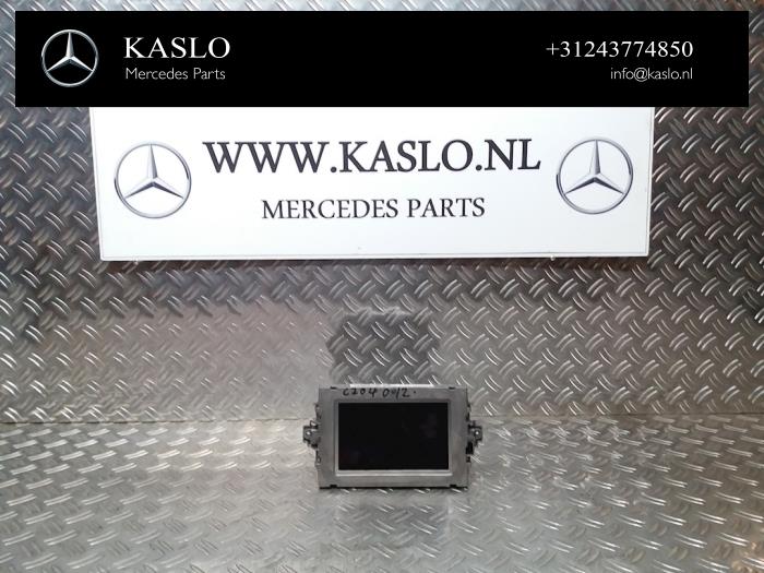 Display Interieur van een Mercedes-Benz C (W204) 2.2 C-200 CDI 16V BlueEFFICIENCY 2013