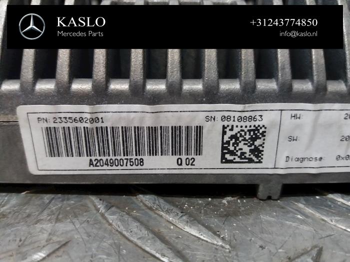 Display Interieur van een Mercedes-Benz C (W204) 2.2 C-200 CDI 16V BlueEFFICIENCY 2013