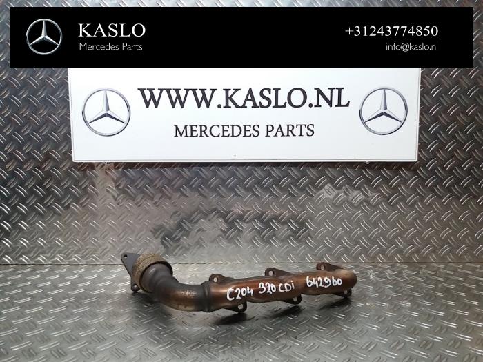 Gebruikte Uitlaatspruitstuk Mercedes C (W204) 3.0 C-320 CDI V6 24V Prijs € 100,00 Margeregeling aangeboden door kaslo auto parts