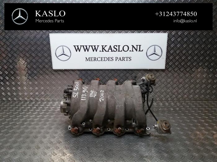Gebruikte Inlaatspruitstuk Mercedes SL (R230) 5.0 SL-500 V8 24V Prijs € 250,00 Margeregeling aangeboden door kaslo auto parts