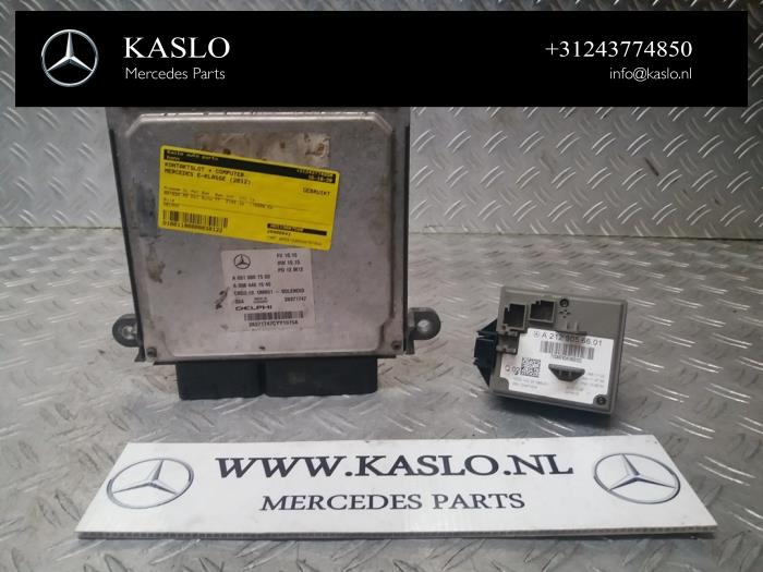 Gebruikte Contactslot + computer Mercedes E Estate (S212) E-220 CDI 16V BlueEfficiency Prijs € 300,00 Margeregeling aangeboden door kaslo auto parts
