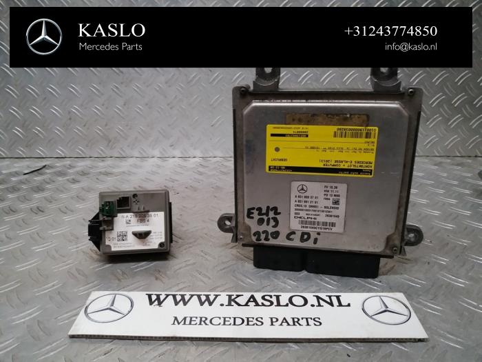 Gebruikte Contactslot + computer Mercedes E (W212) E-220 CDI 16V BlueEfficiency Prijs € 250,00 Margeregeling aangeboden door kaslo auto parts
