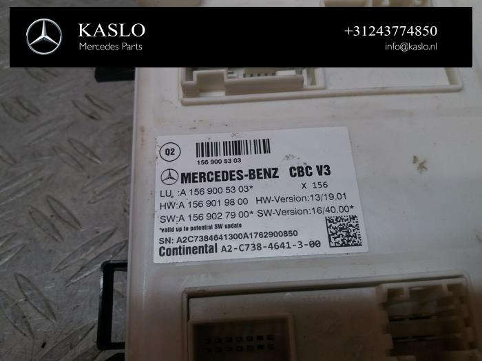 Bodycontrol Module van een Mercedes-Benz A (W176) 1.5 A-180 CDI, A-180d 16V 2016