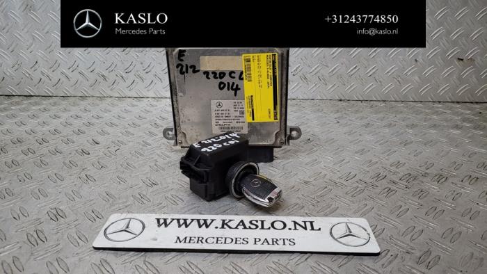 Gebruikte Contactslot + computer Mercedes E (W212) E-220 CDI 16V BlueEfficiency Prijs € 250,00 Margeregeling aangeboden door kaslo auto parts