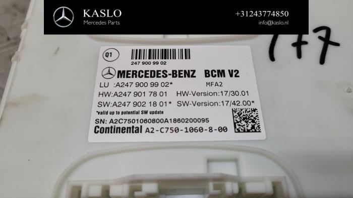 Computer Body Control van een Mercedes-Benz A (177.0) 1.5 A-180d 2018