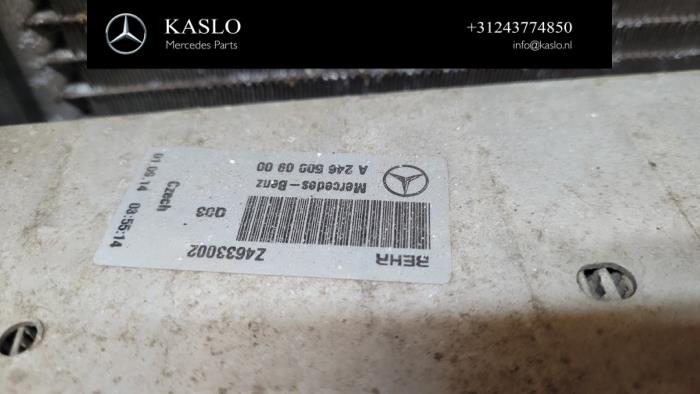 Intercooler van een Mercedes-Benz B (W246) 1.5 B-180 CDI,d 16V 2014