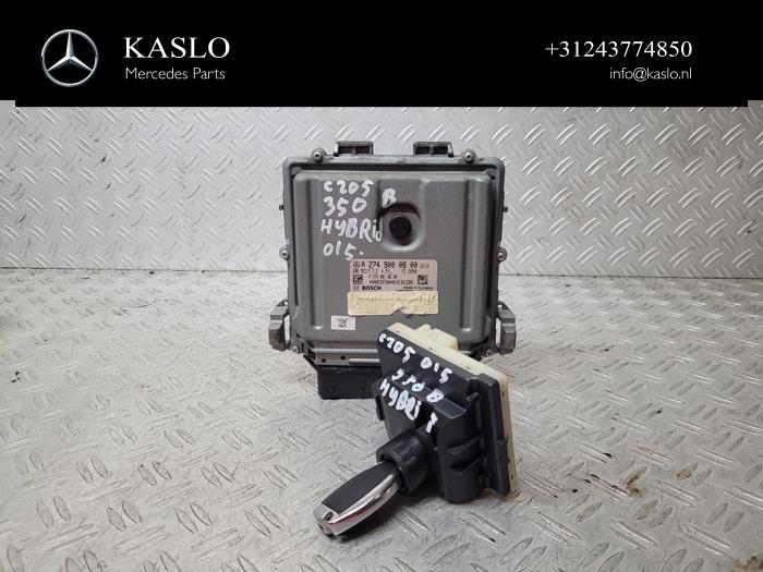 Gebruikte Kontaktslot + computer Mercedes C (W205) C-350 e 2.0 16V Prijs € 350,00 Margeregeling aangeboden door kaslo auto parts