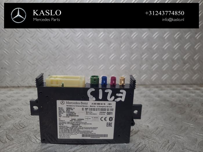 Gebruikte Bluetooth module Mercedes E (W213) E-220d 2.0 Turbo 16V Prijs € 75,00 Margeregeling aangeboden door kaslo auto parts