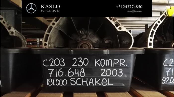 Gebruikte Versnellingsbak Mercedes C Sportcoupé (C203) 1.8 C-230K 16V Prijs € 150,00 Margeregeling aangeboden door kaslo auto parts