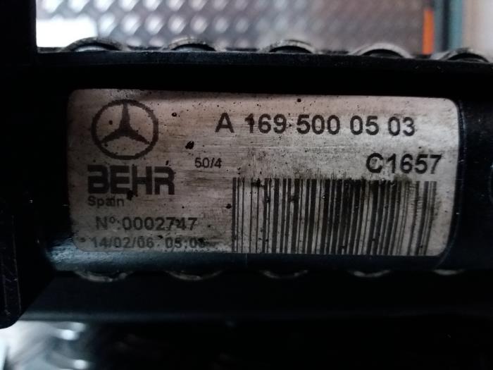 Fan Radiateur van een Mercedes-Benz A (W169) 1.5 A-150 16V 2006