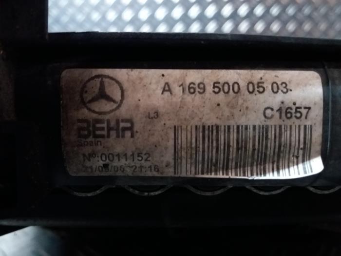 Koelerset van een Mercedes-Benz A (W169) 1.5 A-150 16V