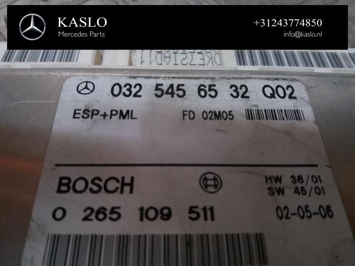 Esp computer van een Mercedes-Benz S (W220) 3.2 S-320 CDI 24V 2001
