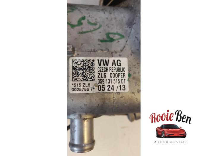 EGR koeler van een Audi A7 Sportback (4GA/4GF) 3.0 TDI V6 24V Quattro 2016