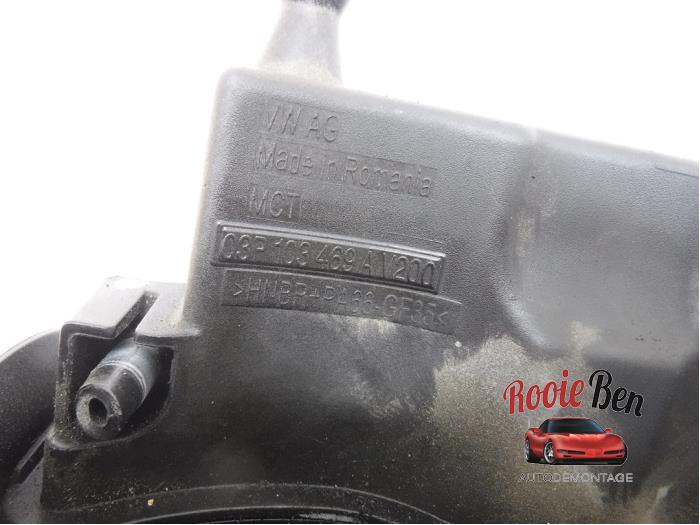 Kleppendeksel van een Volkswagen Polo V (6R) 1.2 TDI 12V BlueMotion 2011