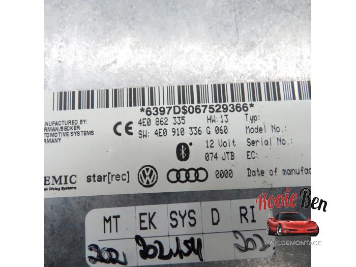 Telefoon Module van een Audi Q7 (4LB) 3.0 TDI V6 24V 2007